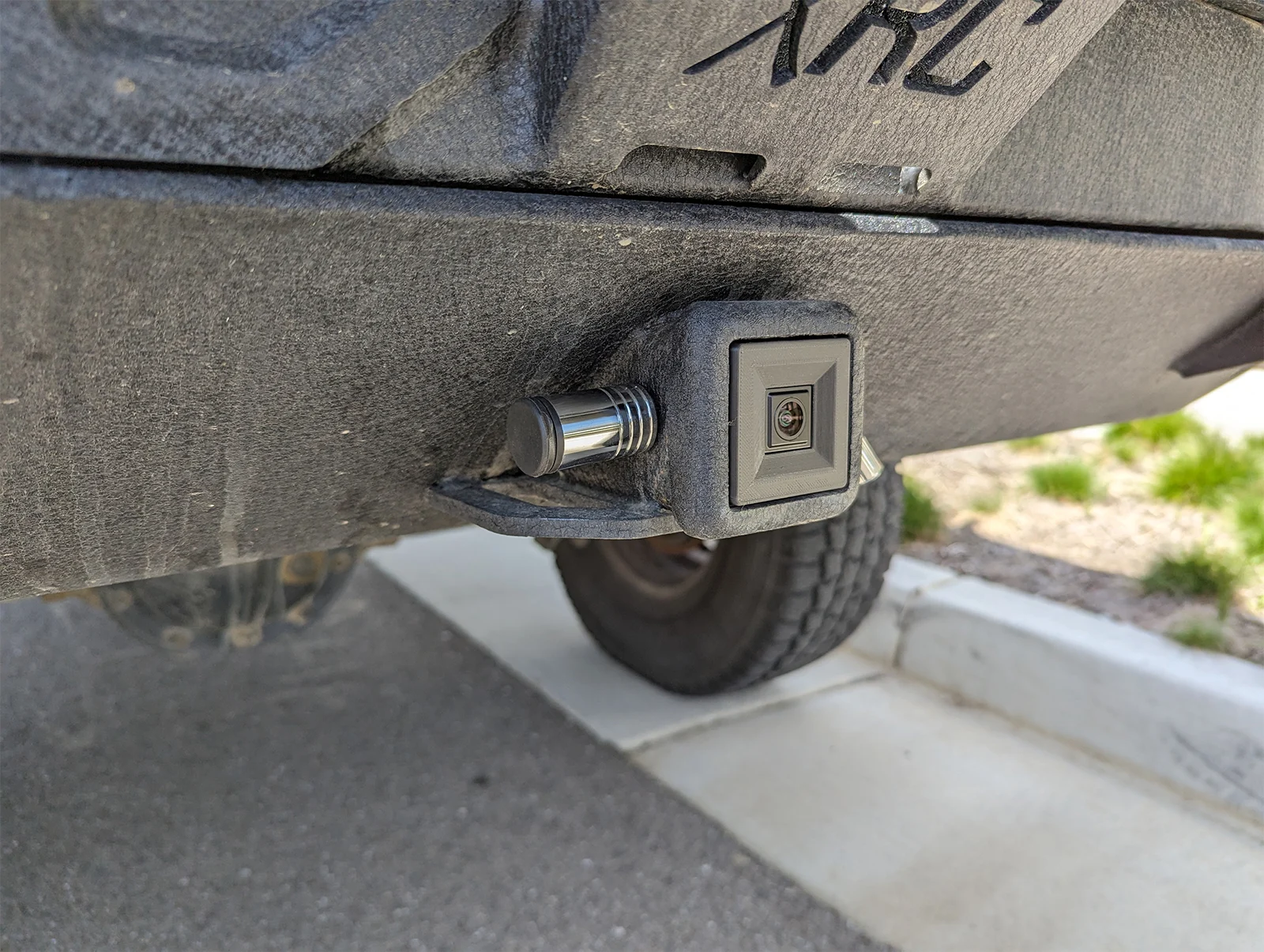 Flush Mount Backup Camera Hitch Insert