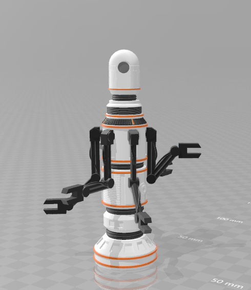 Star Wars Solo Droid Action Figure DA1-4XB Adminimech