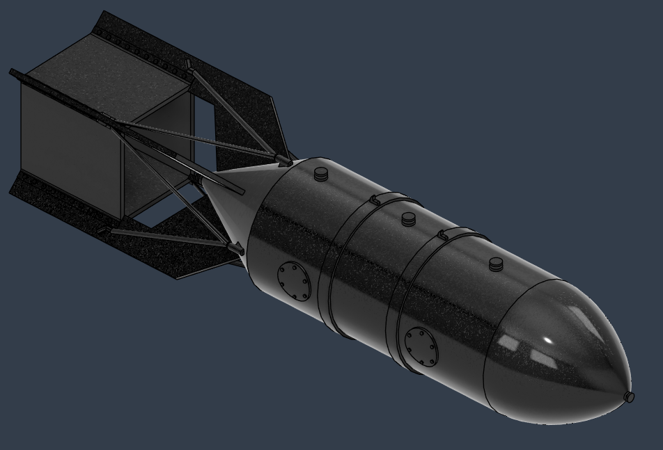 FAB-5000 soviet bomb