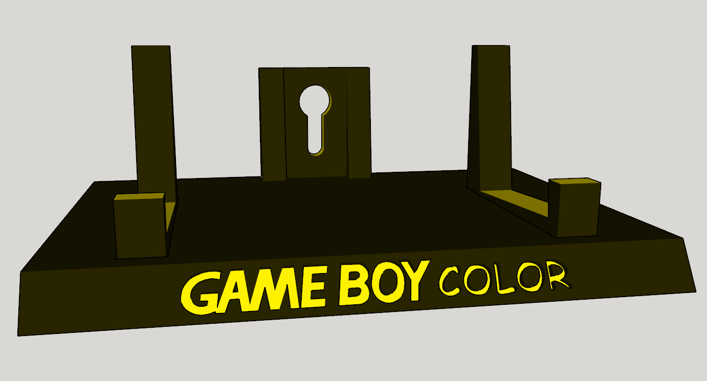 Gameboy COLOR Display Stand