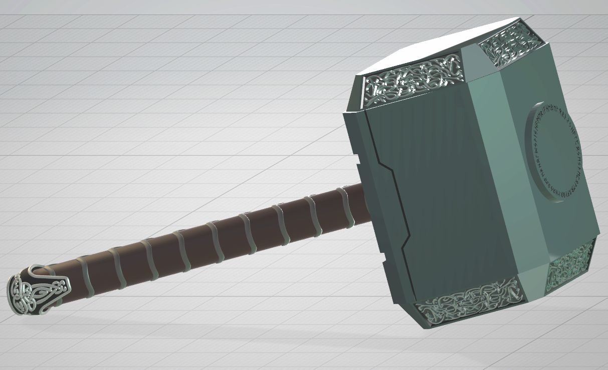 Mjolnir MCU accurate to Thor Ragnarok and Avengers Endgame