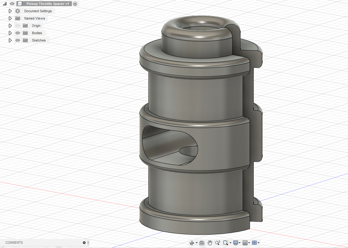 90s Toyota Pickup Throttle Cable Spacer