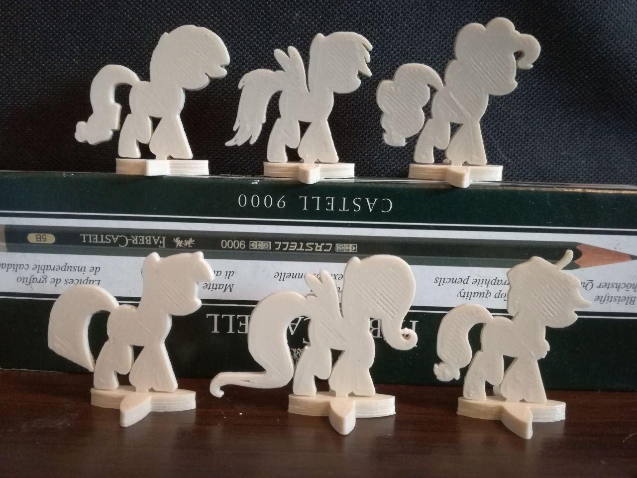 My Little Pony figurines for RPGs