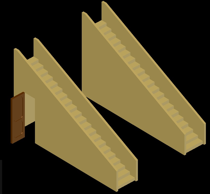 Diorama Elements (Stairs)
