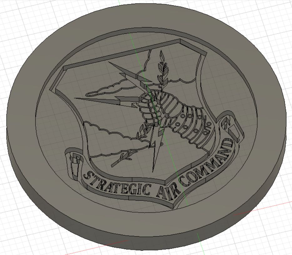 USAF Strategic Air Command (SAC) Coaster