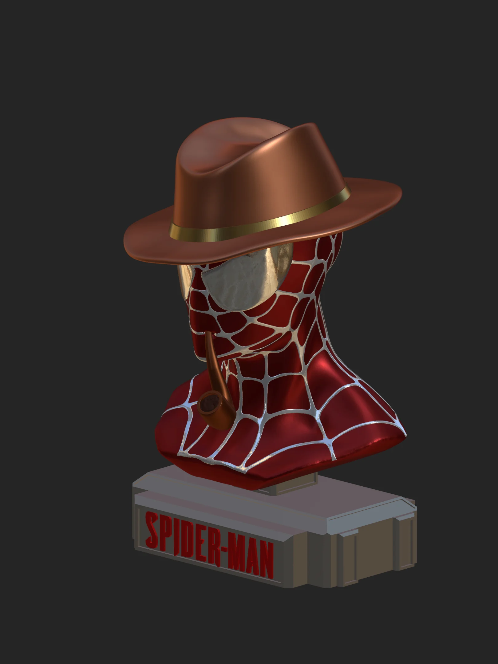 Spiderman mob / mafia busta / marvel hero / avengers hero