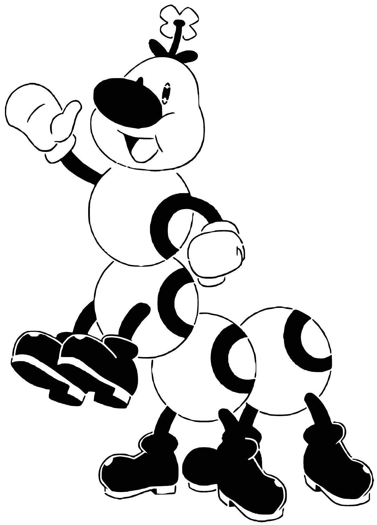 Wiggler stencil