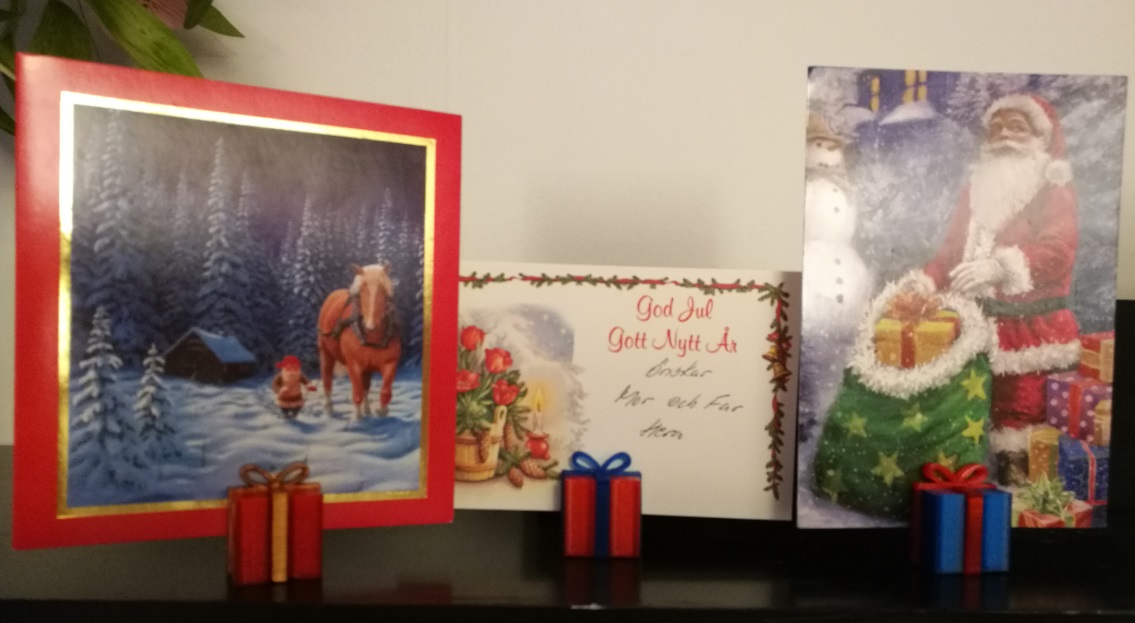 Christmascard holder
