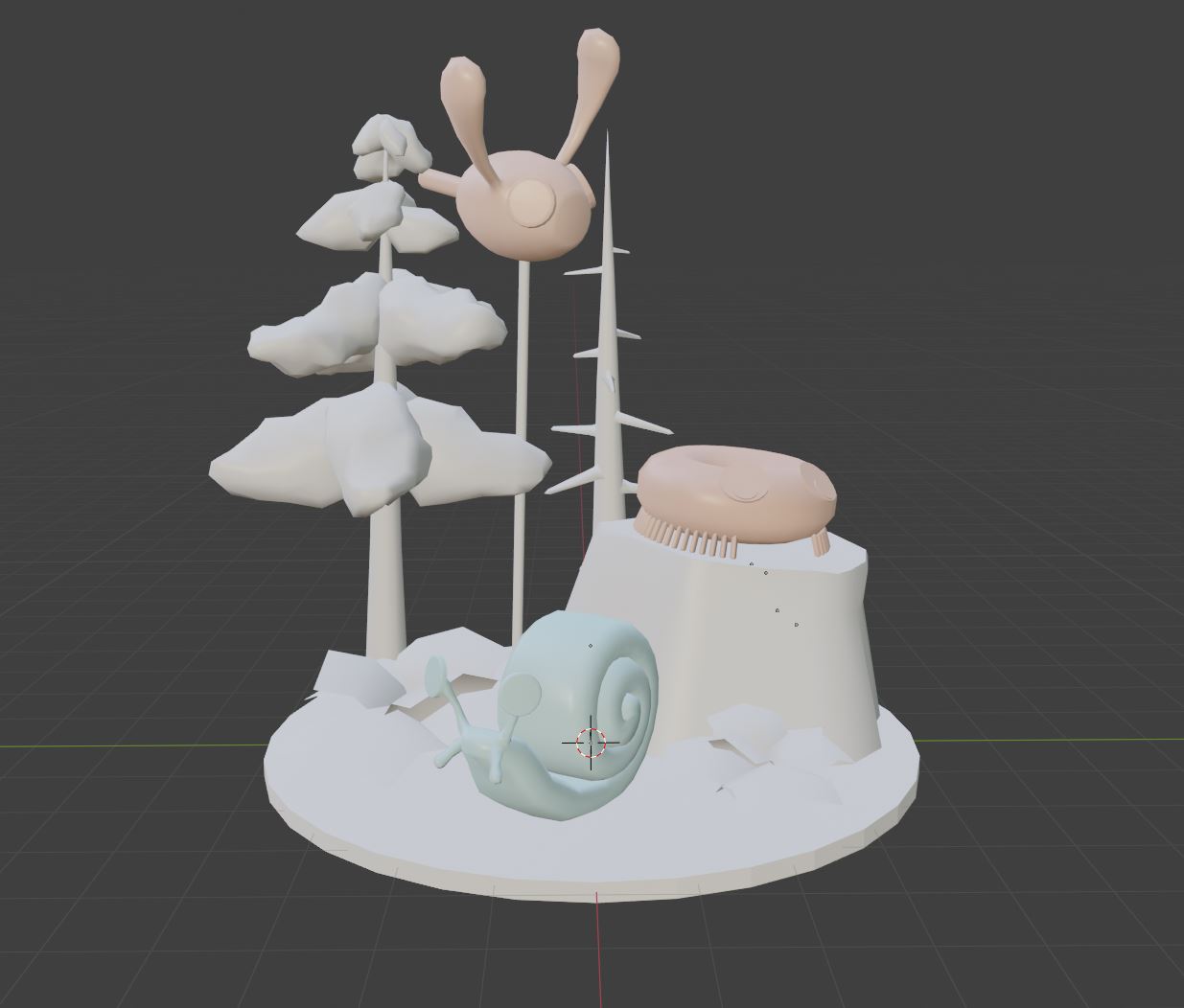 Bugsnax Hunnabee Cinnasnail Sprinklepede Figurine