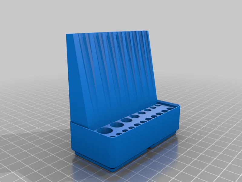 Gridfinity 2x1 drill bit holder
