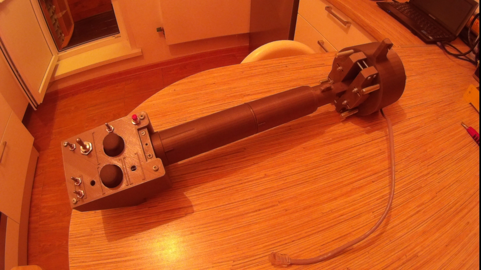 Simchair MK III I2C twin throttle collective