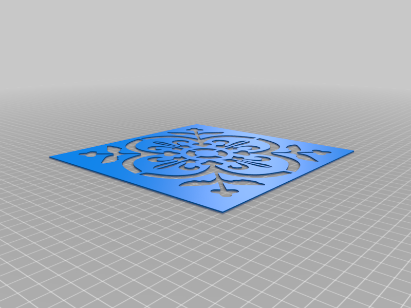 tile stencil - 20/20 cm - pochoir pour carrelage