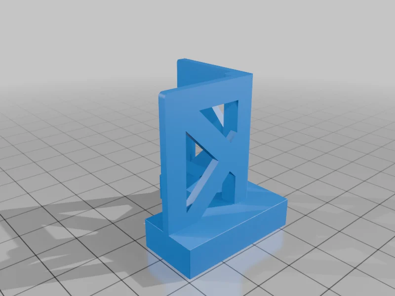 2x2 Fence Angle Element for Stud-Based Bricks  -  2x2 Zaun Eckelement für Klemmbausteine