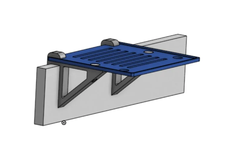 Side bed shelf V2