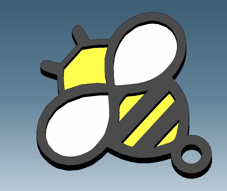 Bee key chain