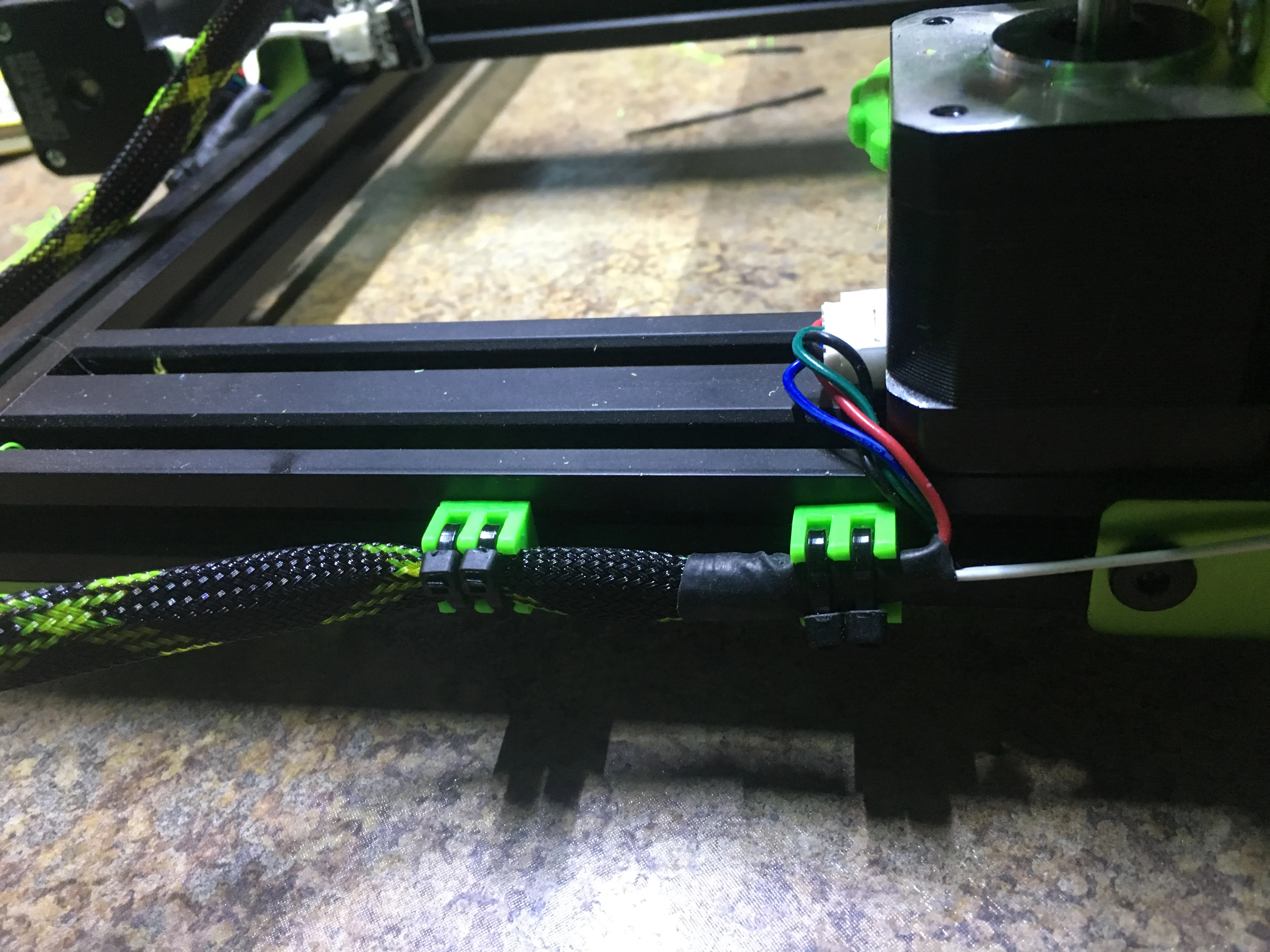 Dual Zip Tie Cable Block