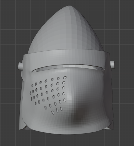 Houndskull, Bascinet PigFace Helmet