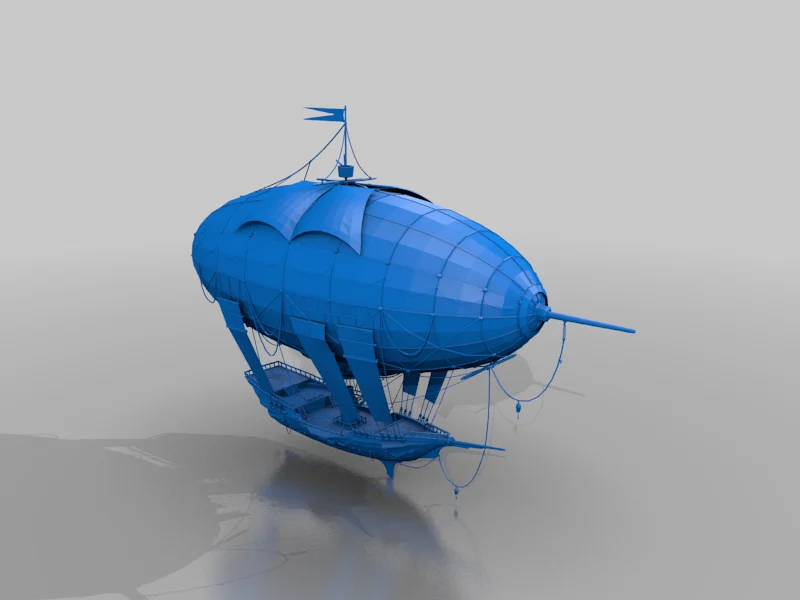 airship - dnd - steampunk - vehicle