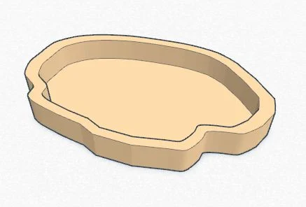 Reptile water dish
