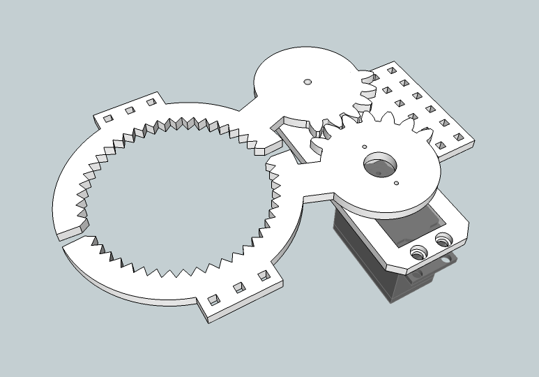 Angry gripper MG995 servo