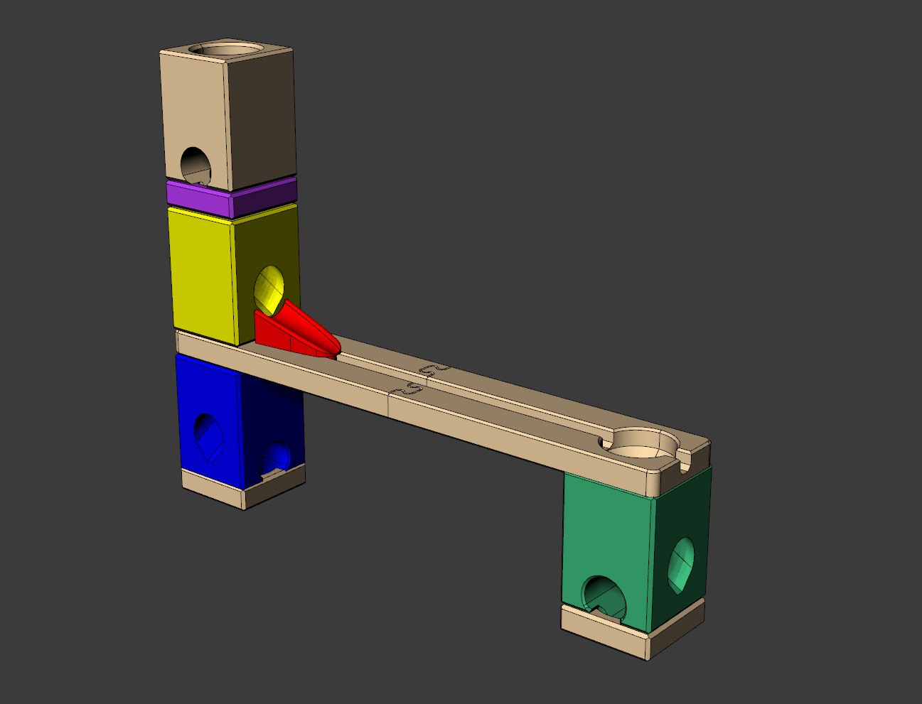 Marble Run Bits (Compatible with Hape Quadrilla)
