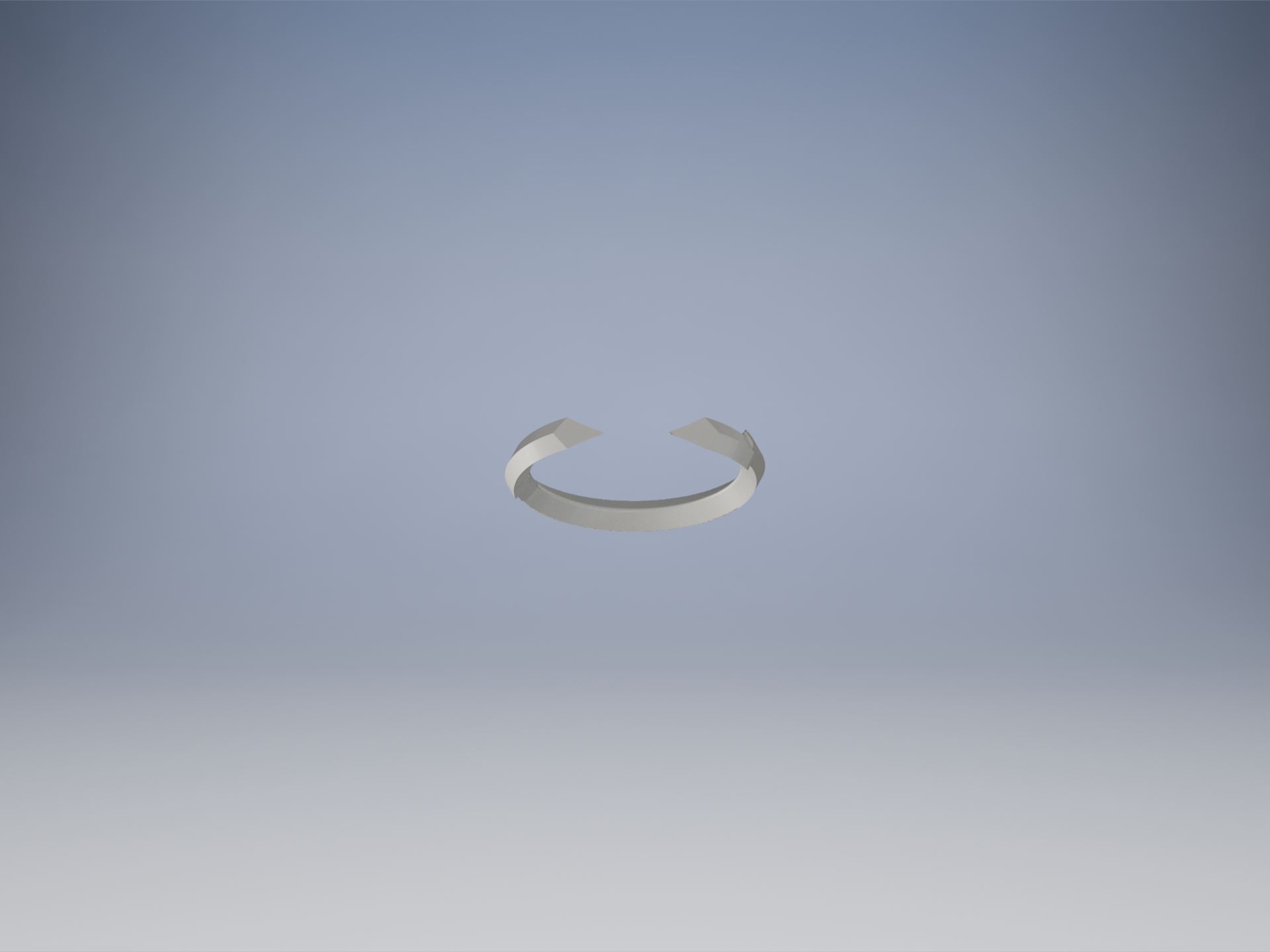 Layered open top ring