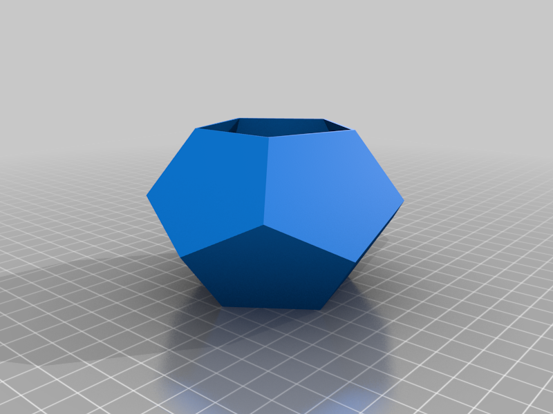 Dodecahedron Plant Pot