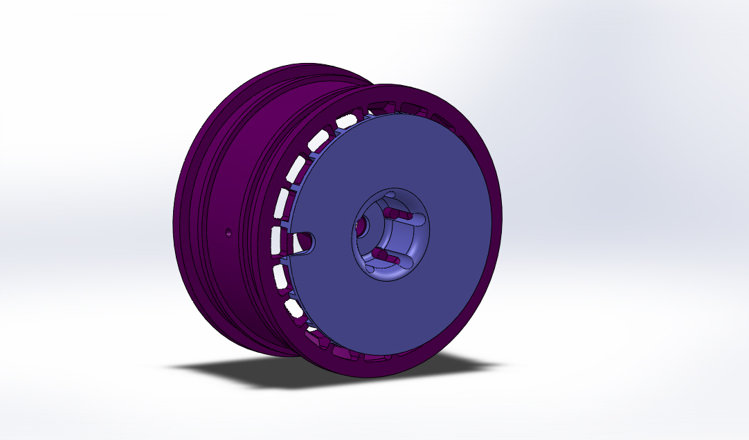 Ken Block's Gymkhana Fifteen 52 Turbomac 1/10 RC car wheel