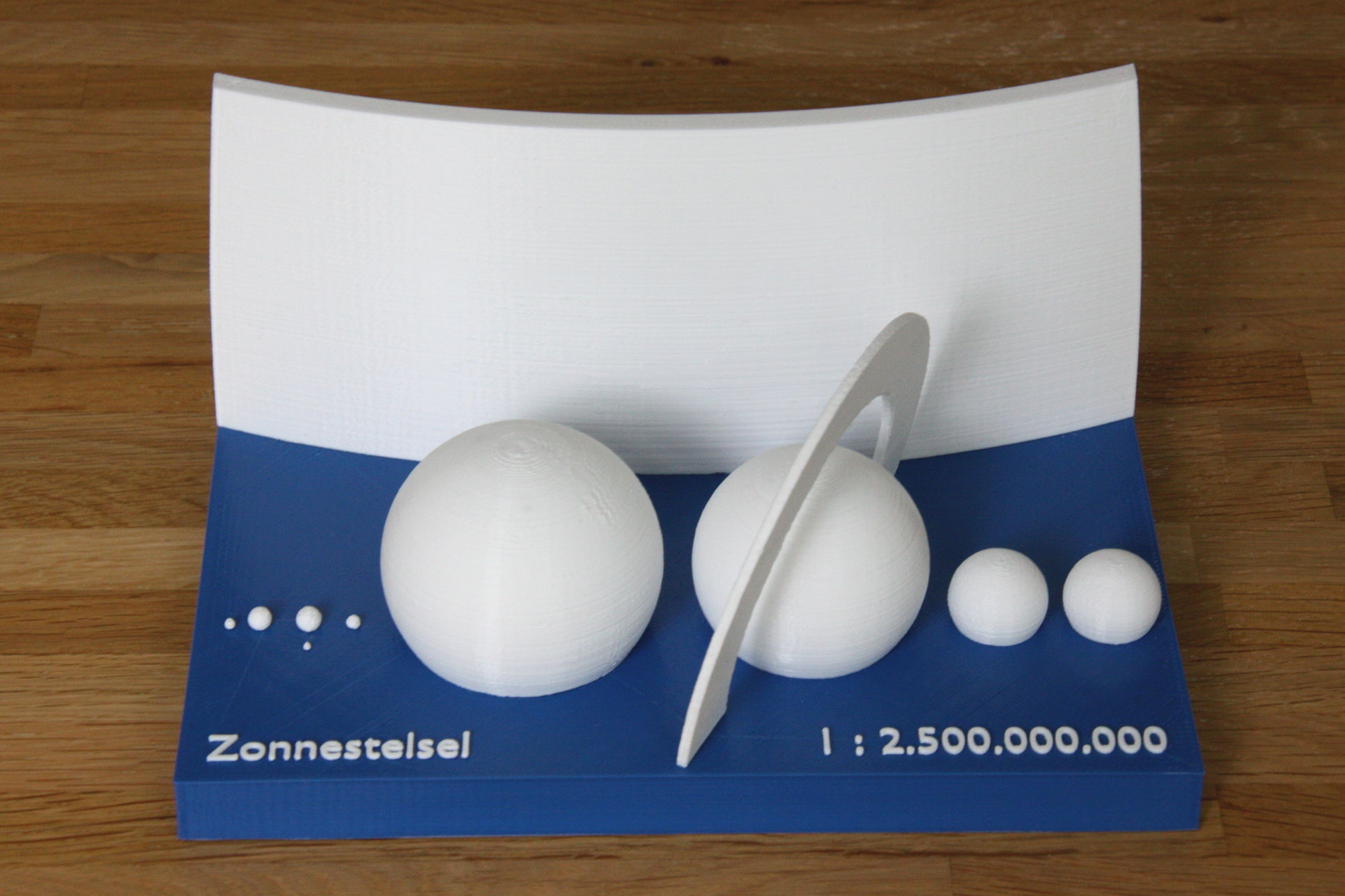 Scale model of the Solar System