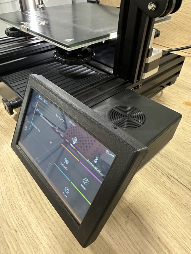 Raspberry Pi Case with 5” Screen for Ender 3 / Klipper Setup