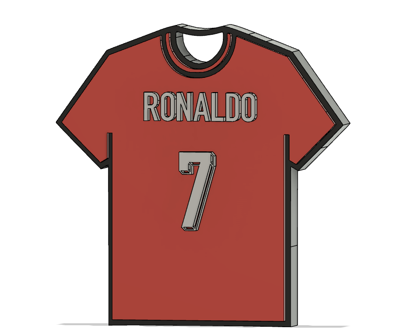 CR7 Euro24 Keychain