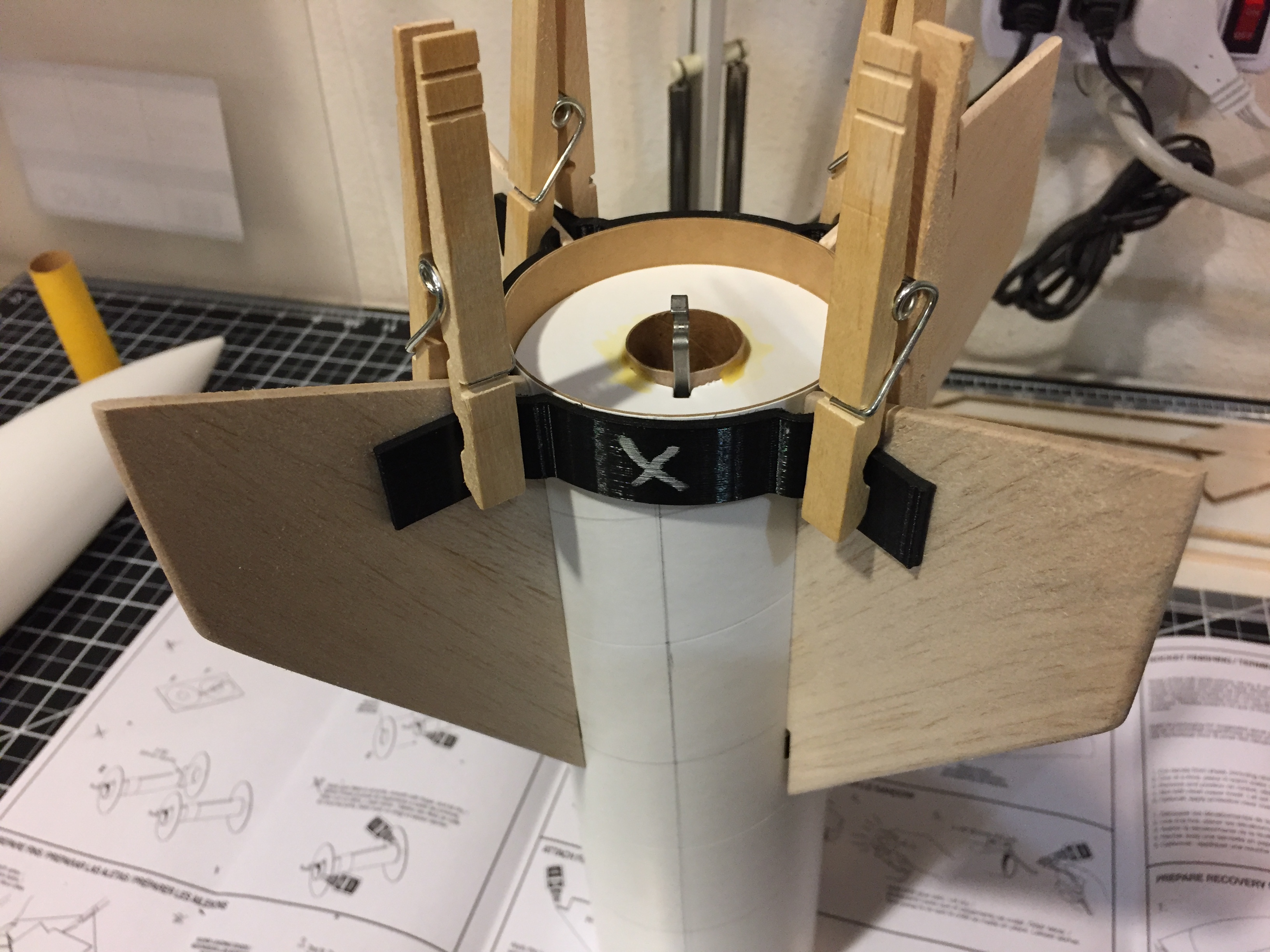 Another Parametric Model Rocket Fin Alignment Tool
