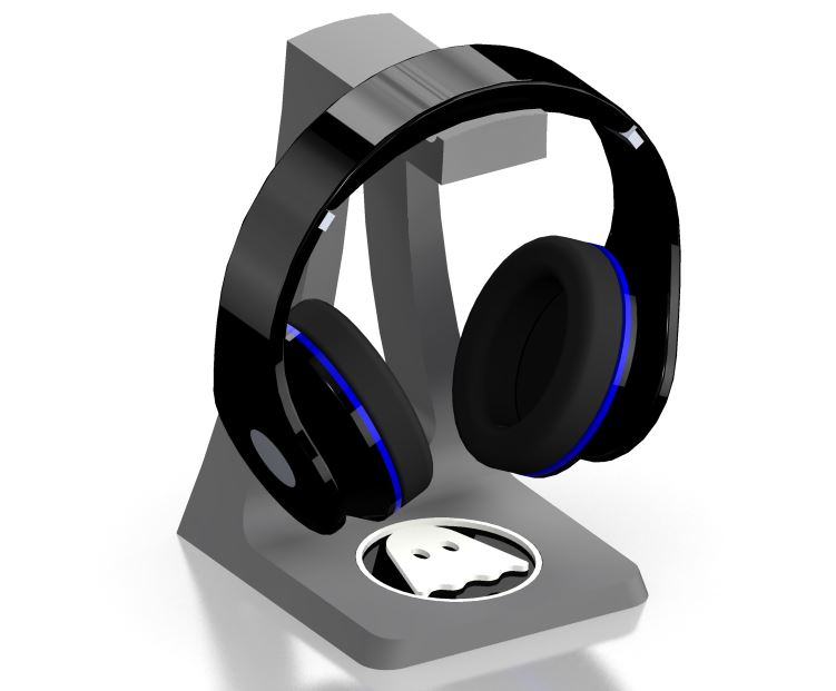 GhostlyVinyl Headphone Stand