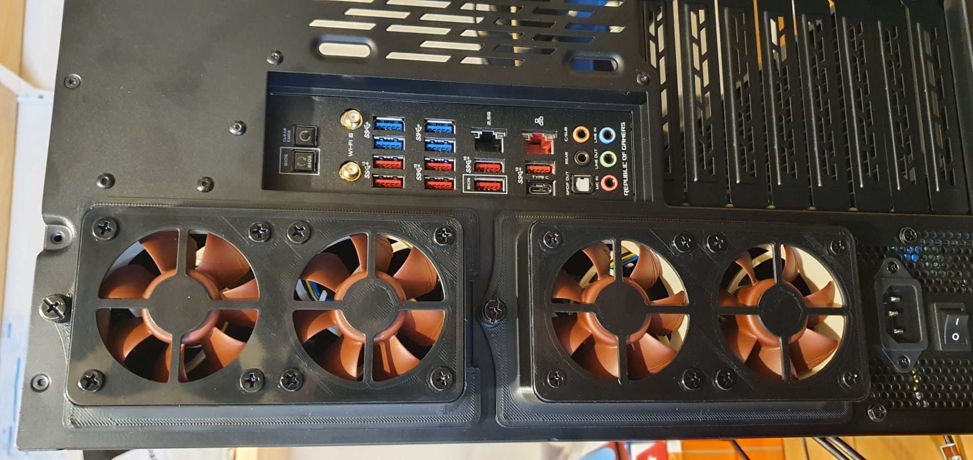 O11D XL HDD Fan Shrouds (2x Noctua NF-A6x25)