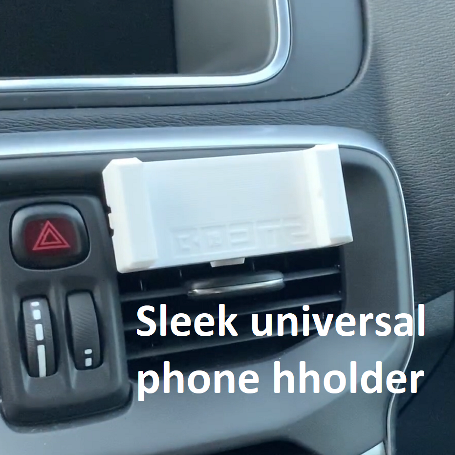 Universal sleek phoneholder