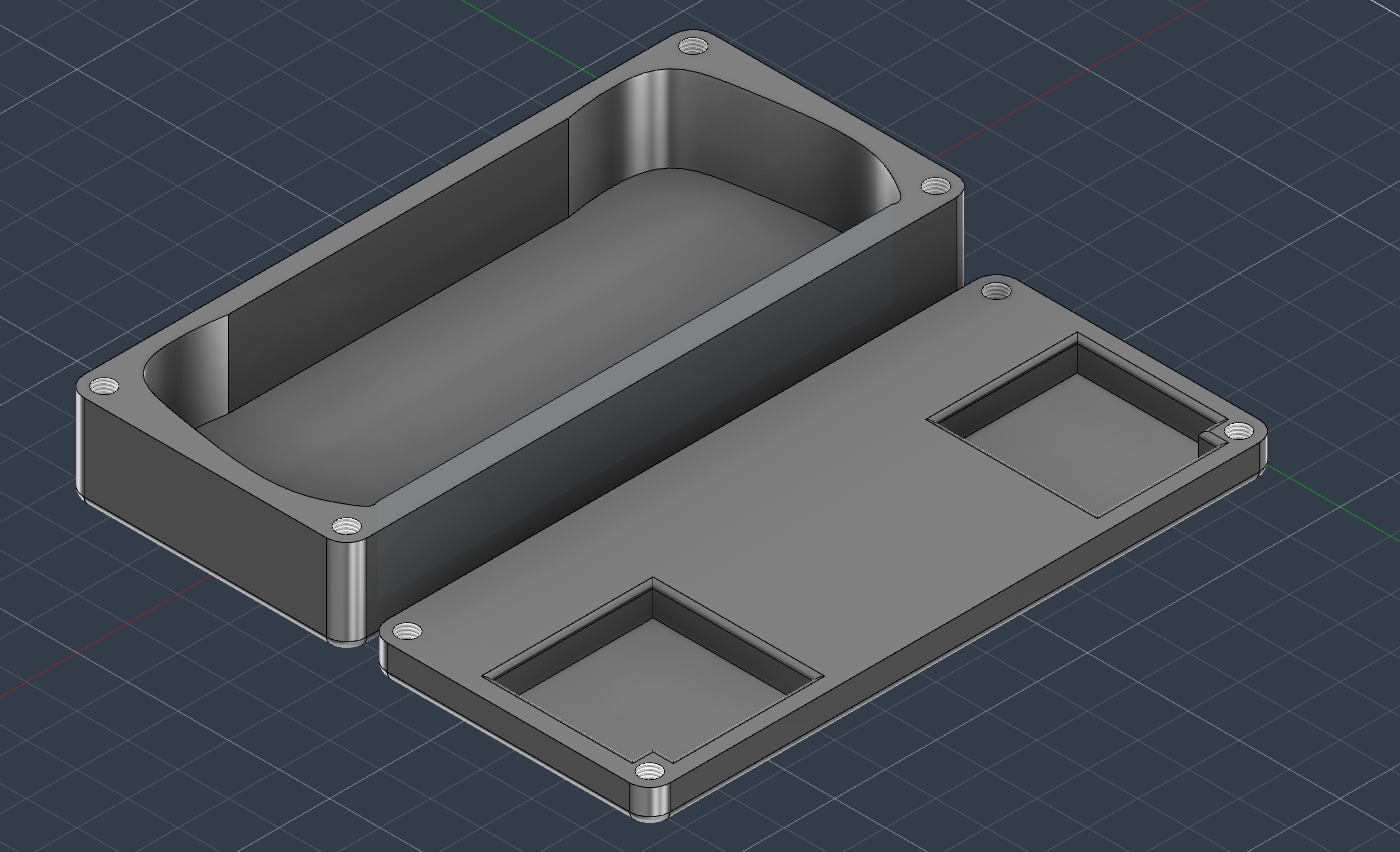 Rog Ally case rounded corners with m12 screw