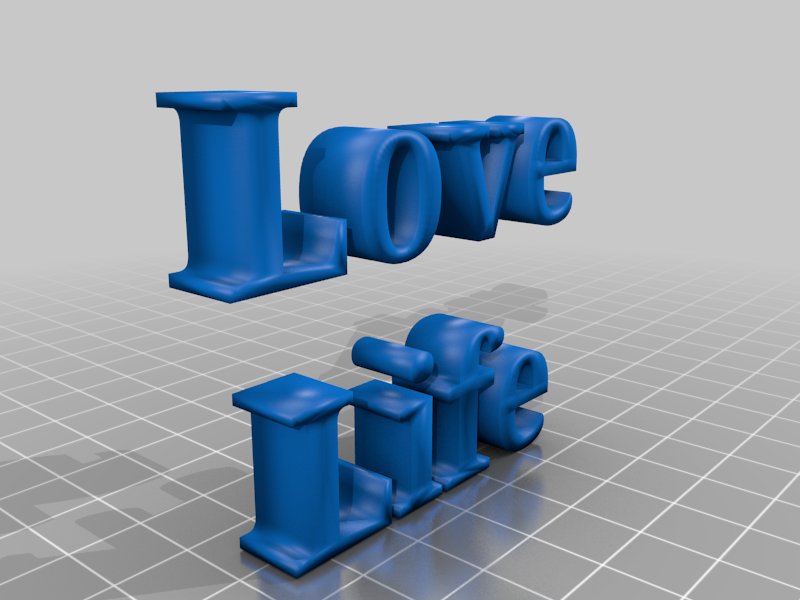 Love Life Text