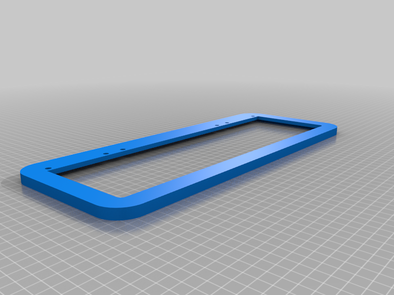Australian Blank Licence Plate Frame