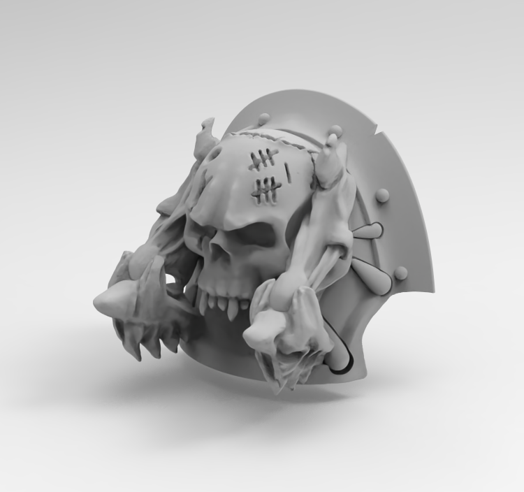 Shoulder pad for chaos biker