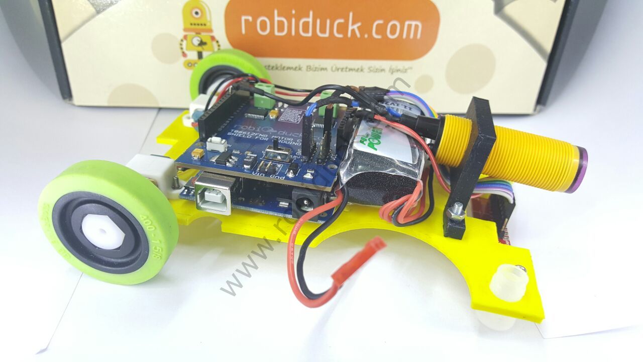 Hizli Cizgi İzleyen Robot Gövdesi ( Line Follower Chassis )
