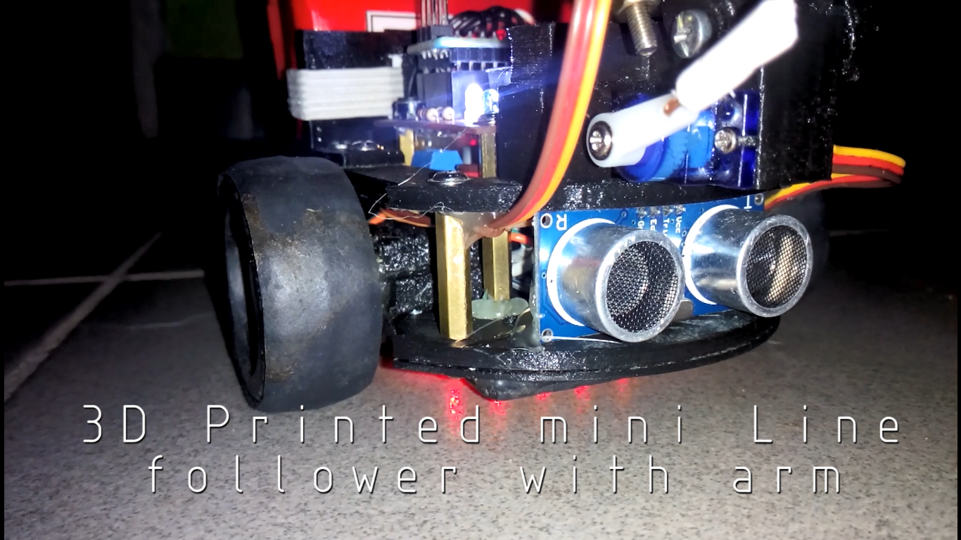 mini Line follower with grabber