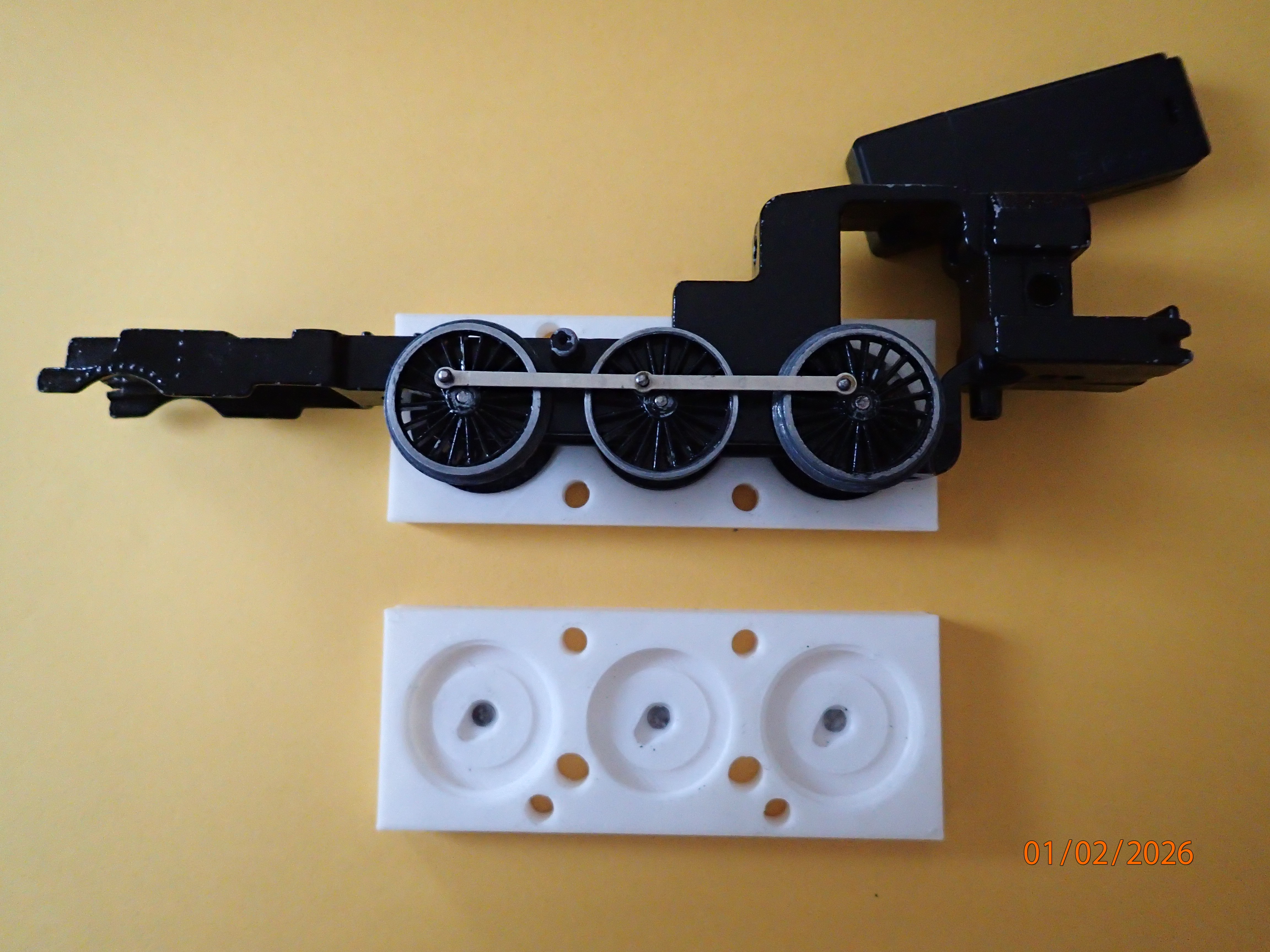 Hornby Dublo Duchess Wheel Quartering Template.