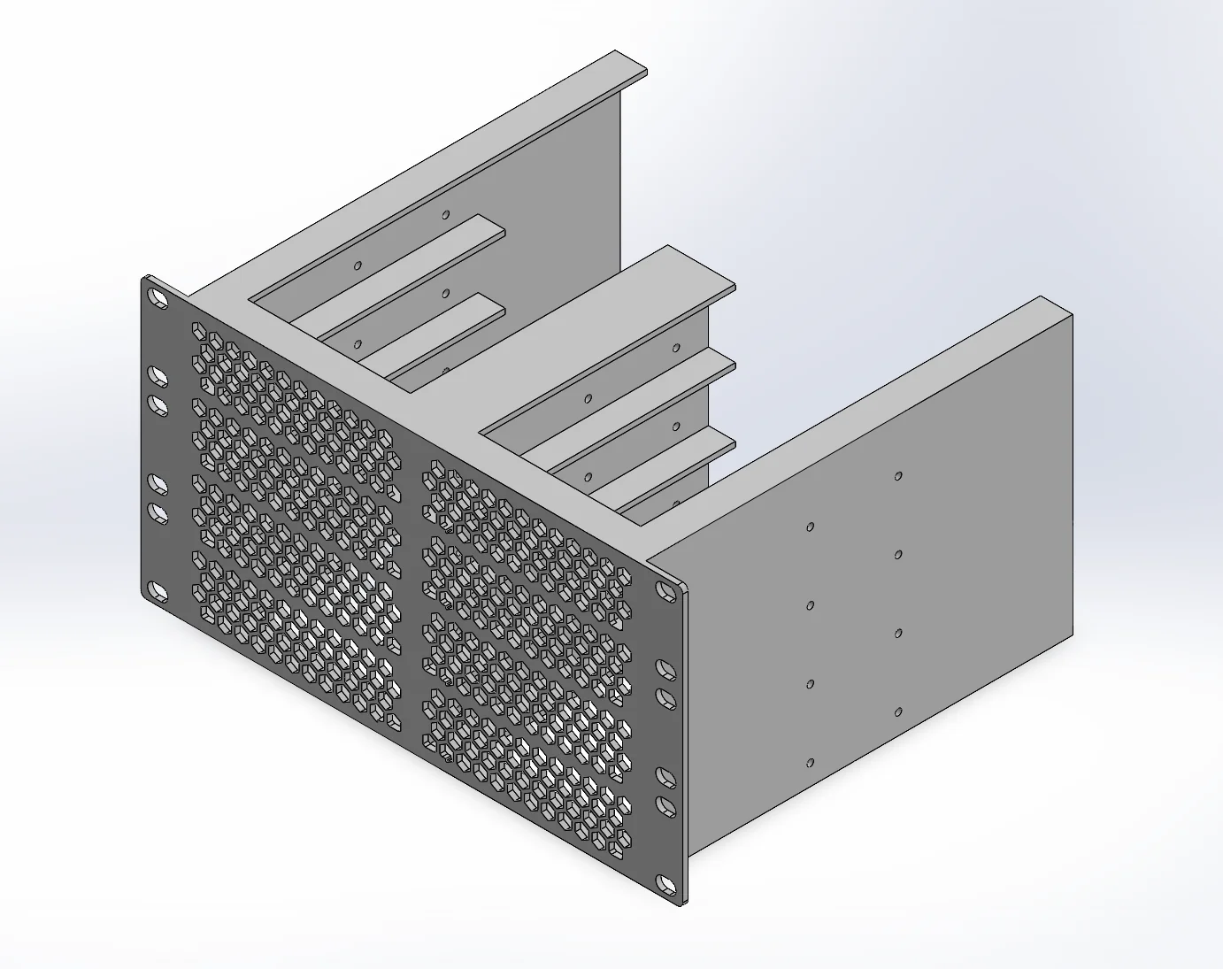 10-inch Rack Mount Hard Drive Cage