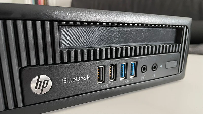 HP EliteDesk 800 G1 USDT - DVD Slot Bezel (with 2.5" drive bracket)