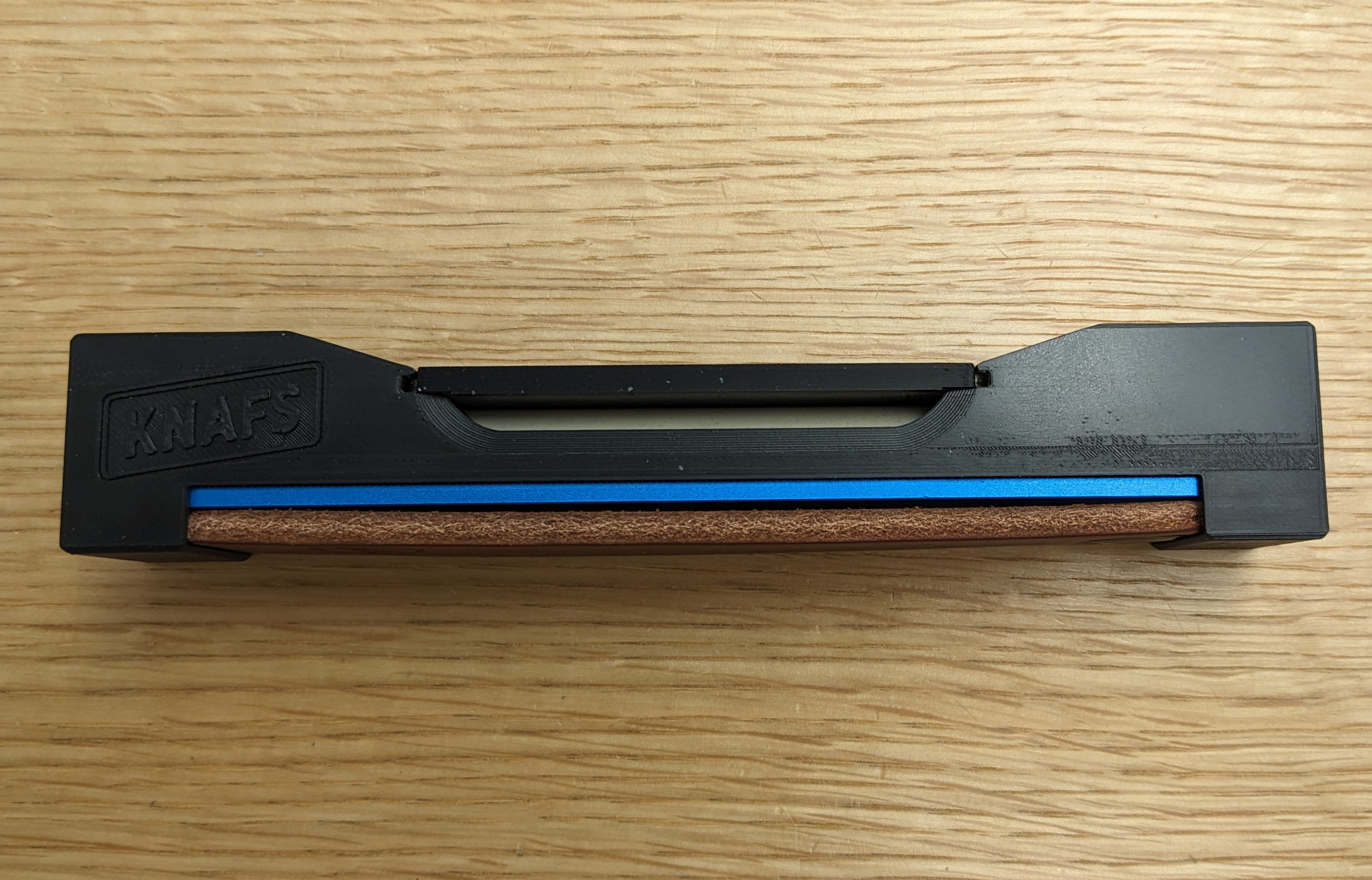 Knafs Docking Station Sharpening Plate and Strop Holder Upgraded