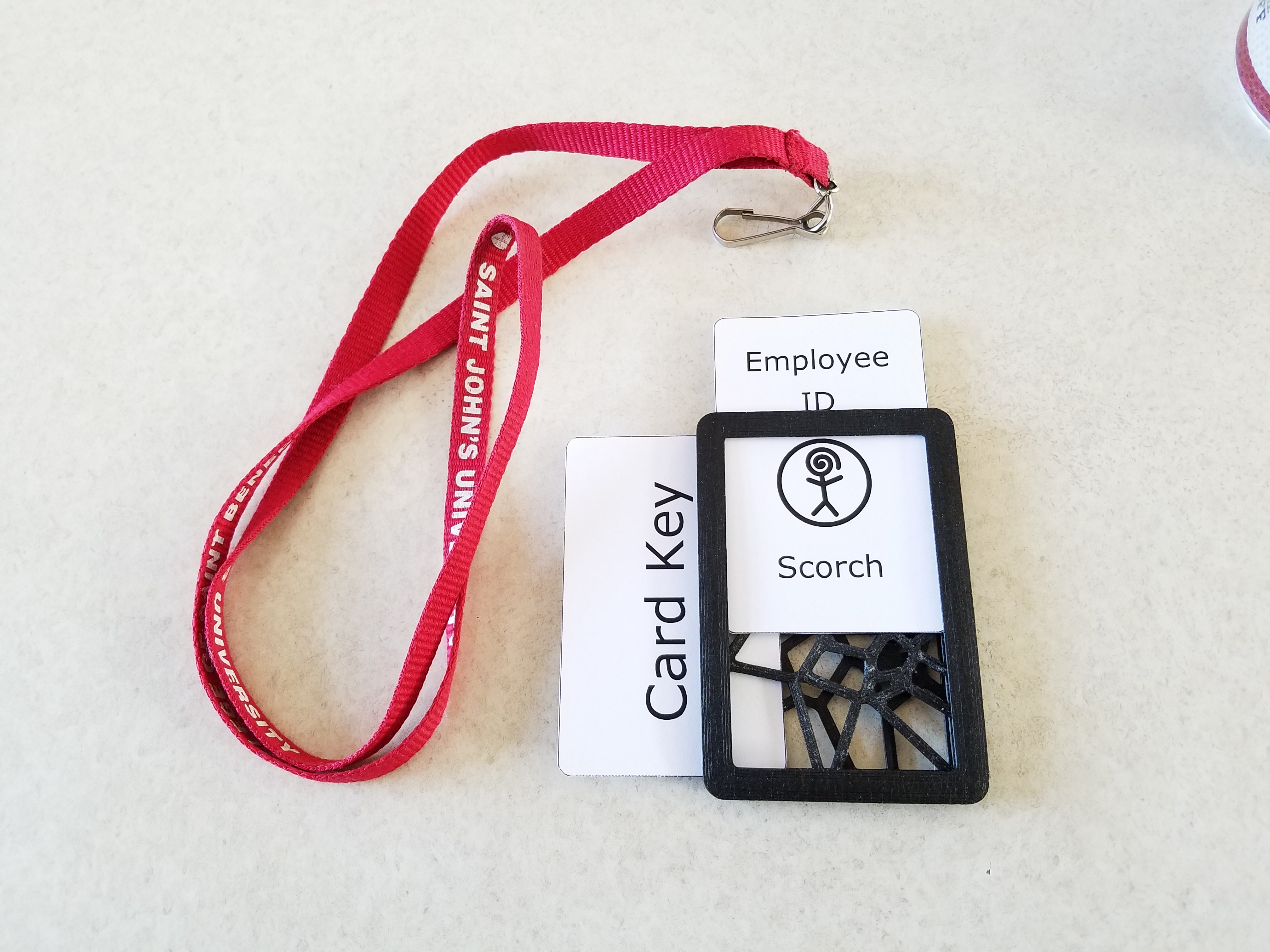 Two Card Badge Holder