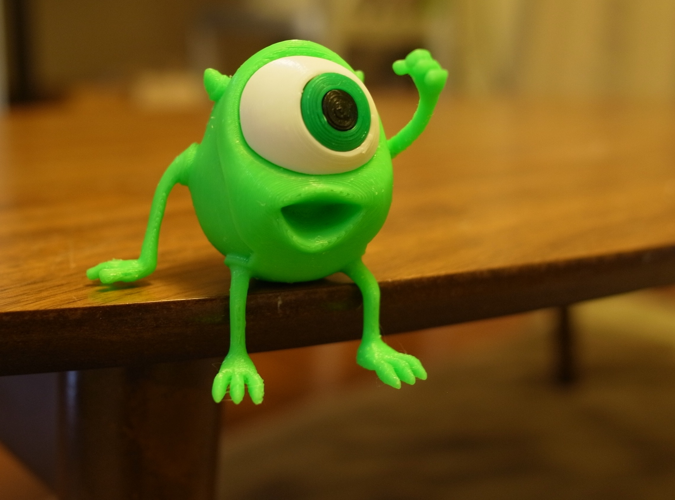 Mike Wazowski ringstand (From Disney Pixar's Monsters Inc.)