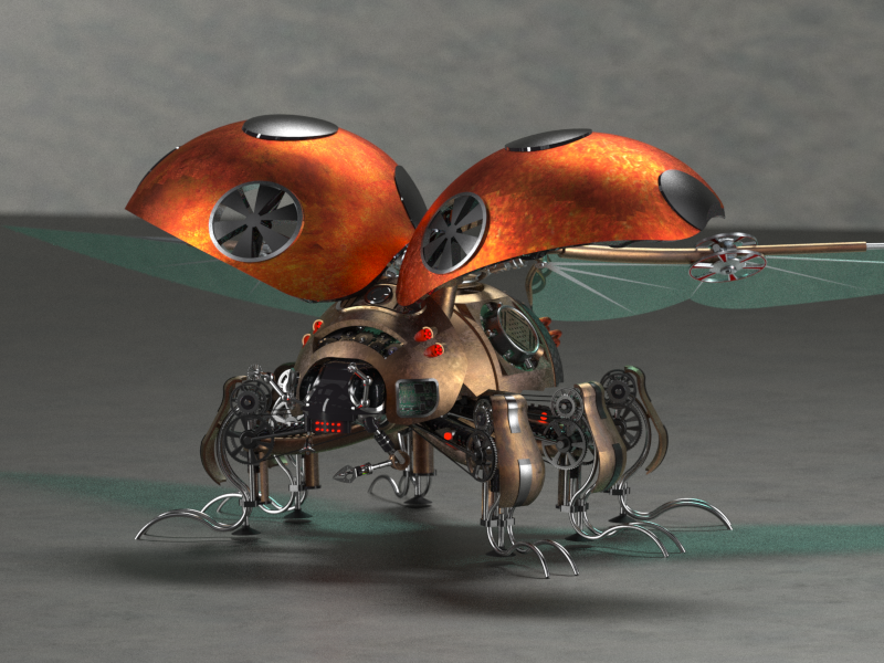 STEAMPUNK LADYBUG / LADYBIRD!