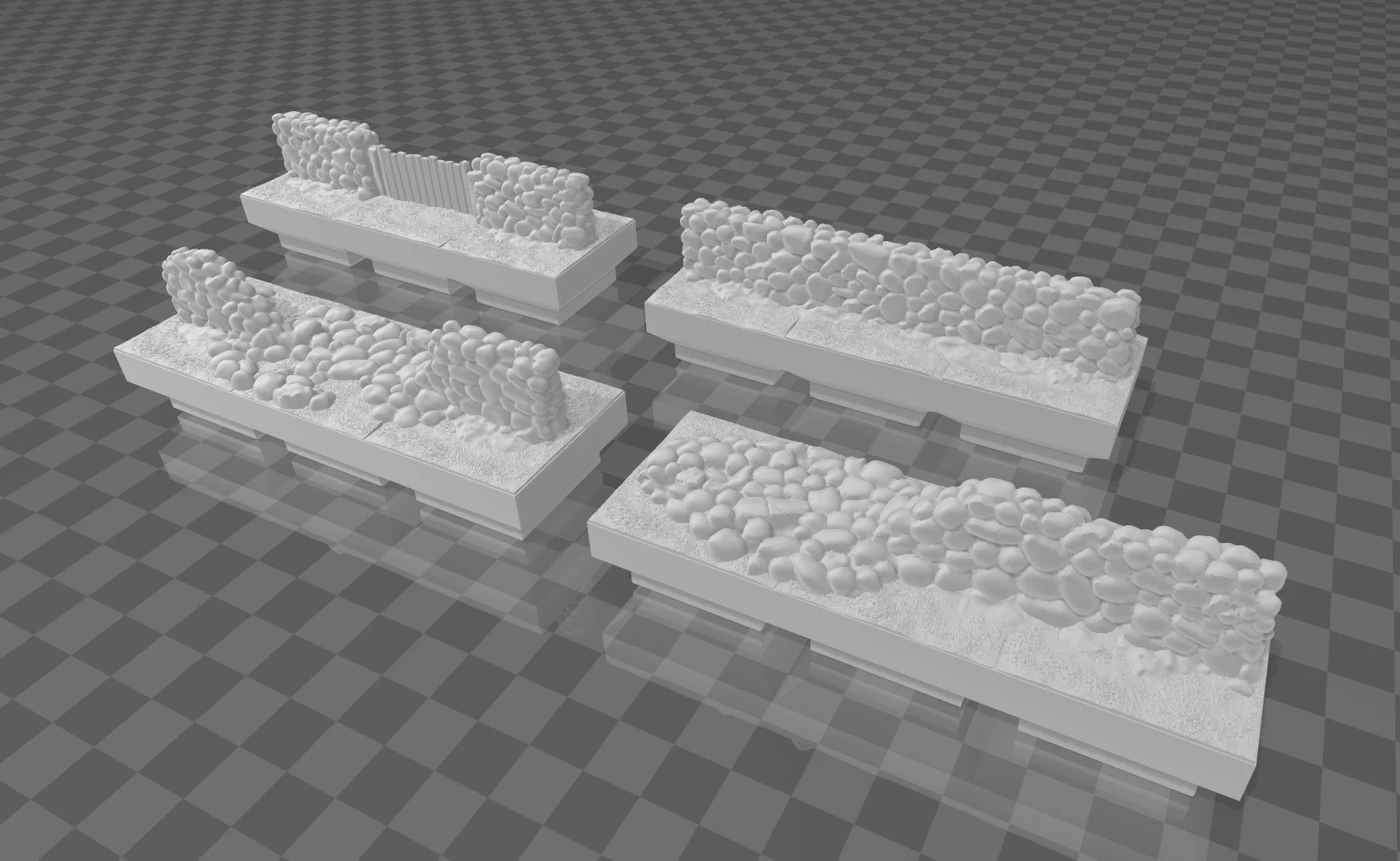 Basic graveyard stonewall (Dragon Blocks compatible)