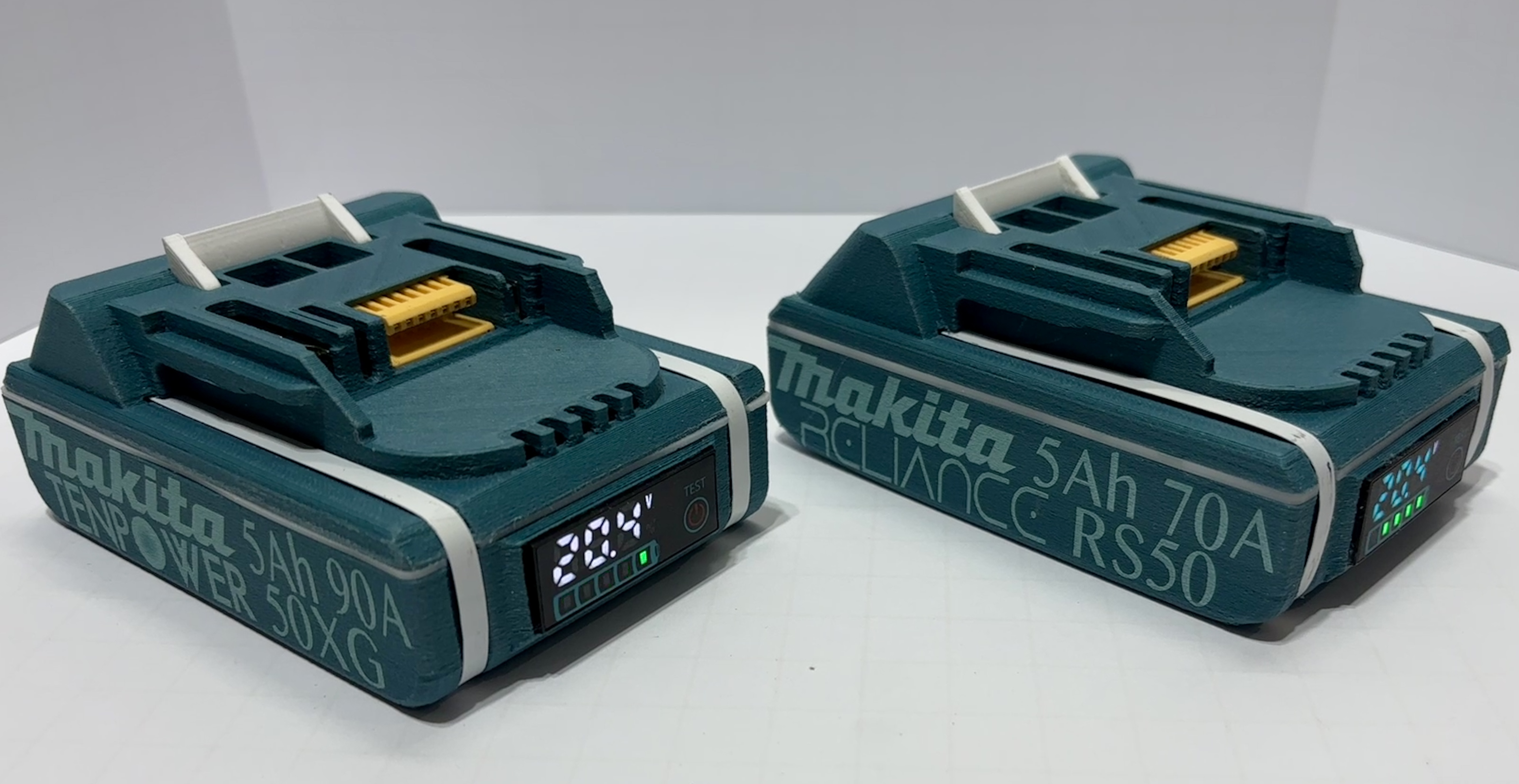Compact 5Ah Makita 18V Battery, 90Amps, BL1820 Size, 21700's, High Amperage, High Heat tolerate, HT-PLA-GF